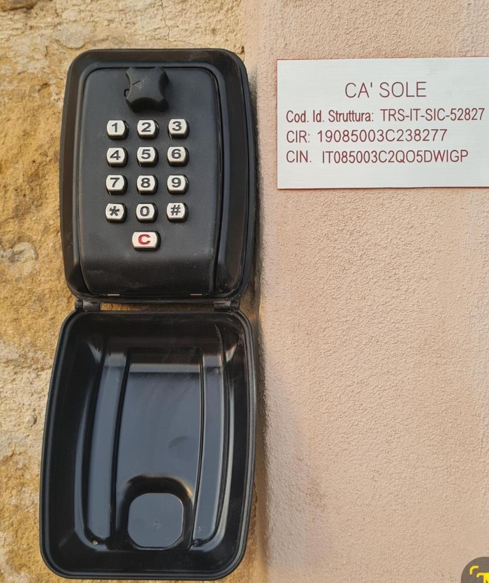 Appartamento Ca' Sole Butera Esterno foto